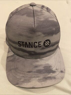 Stance Men's Camo Pattern Logo Snapback Hat